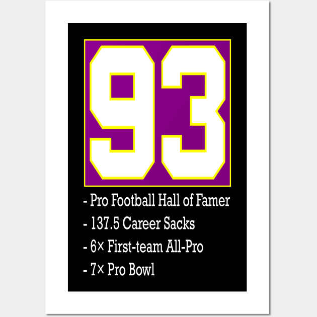 John Randle is a Legend Wall Art by Retro Sports